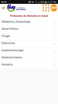 Protocolos de Atención android App screenshot 2